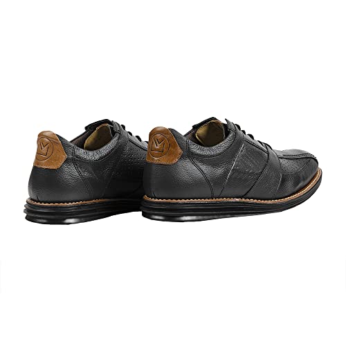 Sapato Casual Masculino Conforto Sandro Moscoloni Couro Amsterdam (Preto, br_footwear_size_system, a