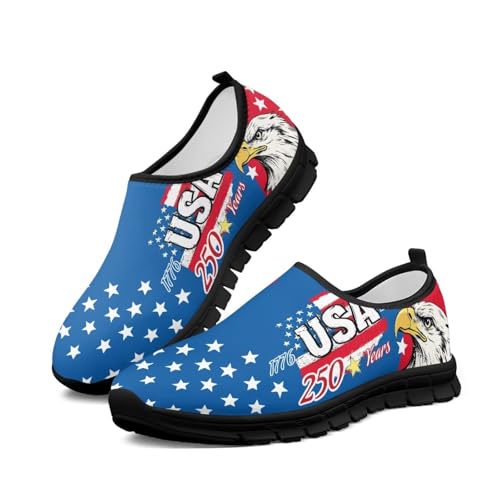 Image of Womens Slip On Walking Shoes Non Slip Loafer Breathable Holiday Travel Shoe Lightweight Casual Low Top Sneakers SizeUS 5.5-11.5