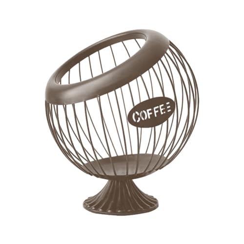 casstaly Porta Capsule per caffè Espresso Contenitore da Banco Porta Cialde per caffè Snack Frutta Organizzatore Cucina Parti di Ricambio Colore caffè