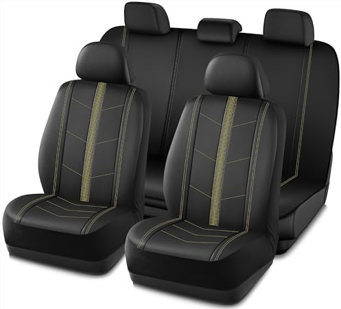Aazon.co: Road Coforts Car Seat Covers Low Back Synthetic Leather - View #9