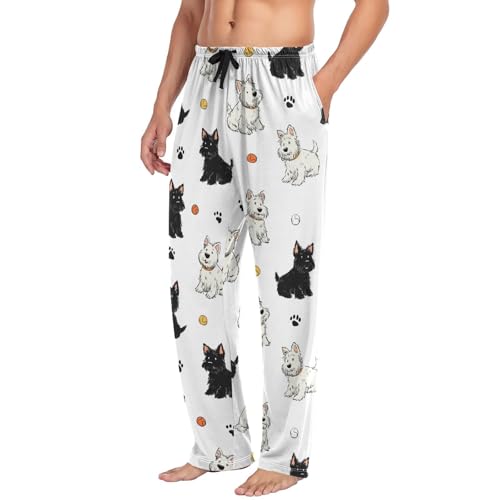 Cute Crocodile Pajama Pants Green Alligator AnimalsMen's Pajama Bottoms Lounge Sleepwear PJs Casual Sleep Pants M4