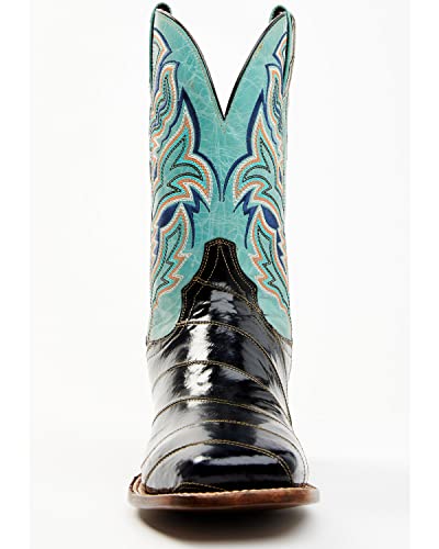 Dan Post Men's Eel Exotic Western Boot Broad Square Toe - Dps6964