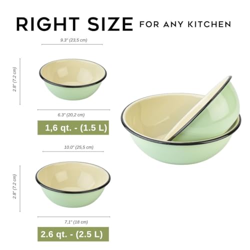 Set de 2 Bowls de Acero Inoxidable para Cocina miniatura 3