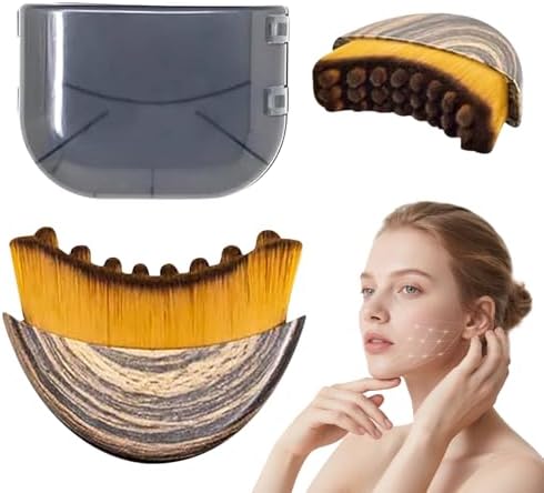 Lymphatic Contour Face Brush,Contour Face Brush for Lymphatic Dra...