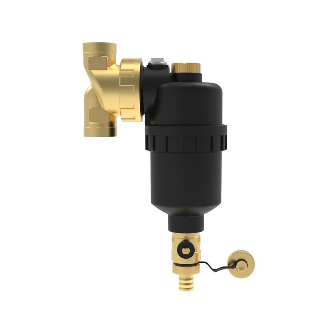 Magnetico per filtro acqua per sistemi di riscaldamento a pavimento pre-filtro, attacco filettato DN202532, maglia in acciaio inox, 01-016 MPa, 0-75