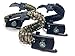 Jägerfeuer - 3er Set - Survival Paracord Armband Multitool - Feuerstein, Messer, Kompass, Pfeife, Seil - 5 in 1 Sport Camping Outdoor Überleben