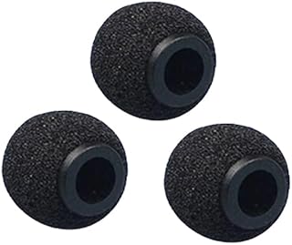 Kicada Foam Mic Covers Foam Lavelier Windscreen, Lapel Microphone Foam Cover for Sony Lavalier Microphone Windscreen Replacement Foam Windscreen, Pack of 3