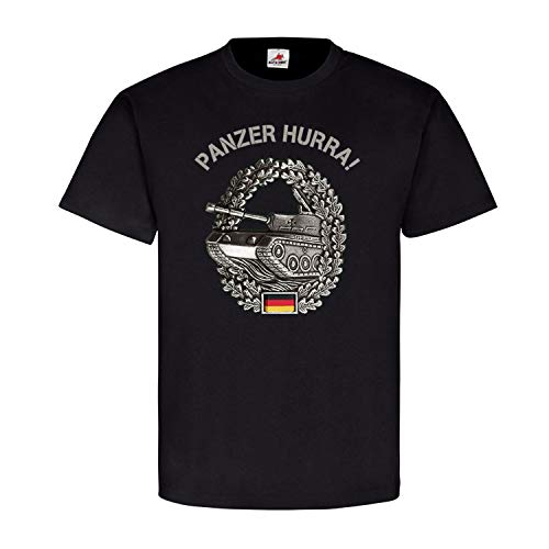 T-shirt Bundeswehr noir pour le bushcraft et les randonnées en plein air