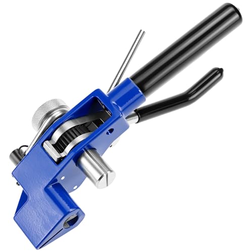 Image of QWORK Banding Tools, Stainless Steel Cable Tie Gun Banding Tools Strapping Gear Tension Bander Tensioner for Stainless Steel Band Strap Belt Fastening and Cutting
