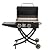 Pit Boss PB2BSPS Gas Griddle, 2 Burner with Folding Legs, Black