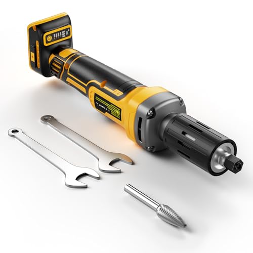 Image of Die Grinder for 20V MAX Battery, Cordless Die Grinder with 25000RPM Brushless Motor, 1 /4 inch Precision Collect, Variable Speed Grinder for Metal Wood Grinding Cut Sanding (Battery not Included)
