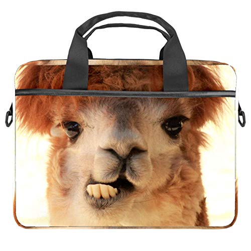 Funda bandolera de alpaca para portátil de 13 a 14 pulgadas con asas