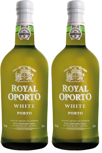 ROYAL OPORTO WHITE PORT (1 x 0,75l) - Portwein aus dem ältesten und größten Portweinhaus der Welt Real Companhia Velha (Packung mit 2)