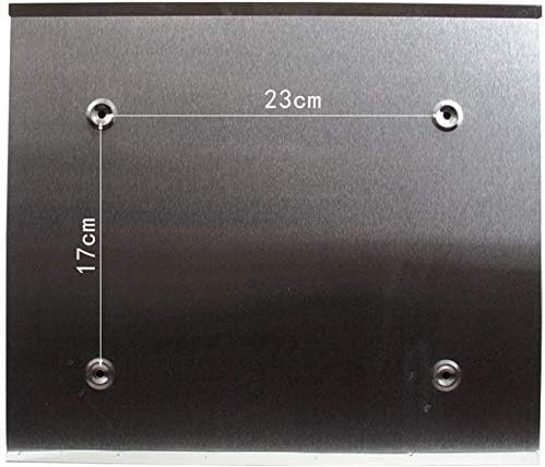 Post Boxes Wall Mount Lockable Mailbox Wall Mounted Mailbox with Lock Anthracite Letterbox Postbox Galvanized Sheet Black Letter Mail Post Boxes Easy to Assemble Post Box,