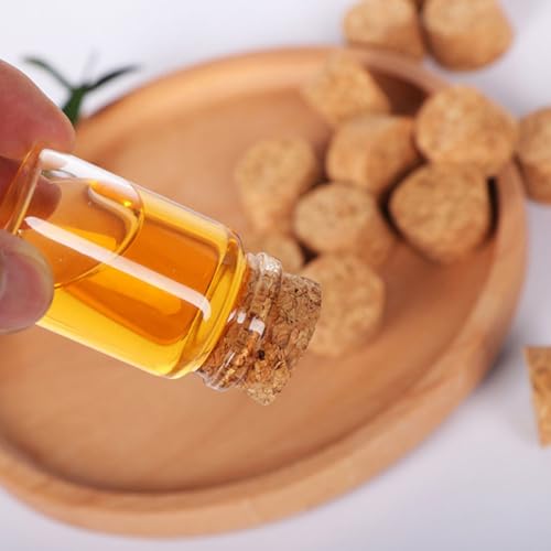 Corchos para botellas de vino SECFOU: 100 tapones herméticos multiusos 8