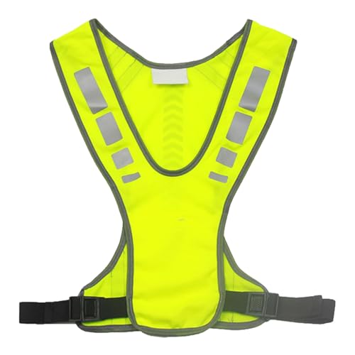 Construction Workwear Safety Vest, Breathable Mesh Yellow High Visibility Safety Vest with Reflective Strips, Heavy Duty Safety Vest, Personalised Printed Reflective Vest for Running, Biking, Workers