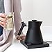 Fellow Corvo EKG Electric Tea Kettle - Electric Pour Over Coffee and Tea Pot - Quick Heating Electric Kettles for Boiling Water - Temperature Control and Built-In Brew Timer-Matte Black-0.9 Liter