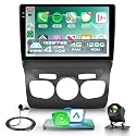 4G+128G Wireless Carplay Android Autoradio für Citroën C4L C4 DS4 2013-2017 10.1 Zoll Incell Touchscreen Autoradio mit Android Auto GPS Navi WiFi Bluetooth Mirror Link FM/RDS/EQ/USB/SWC Rückfahrkamera