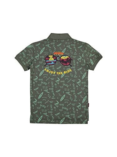 Image of Gini & Jony Boys Green Polo T-Shirt