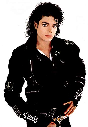 Colori vivaci e stampa HD Poster Michael Jackson - Giacca, colore: Nero