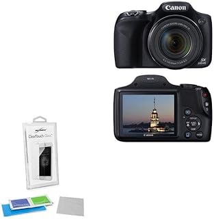 BoxWave Screen Protector Compatible with Canon Powershot SX530 - ClearTouch Glass, 9H Tempered Glass Screen Protection for Canon Powershot SX530