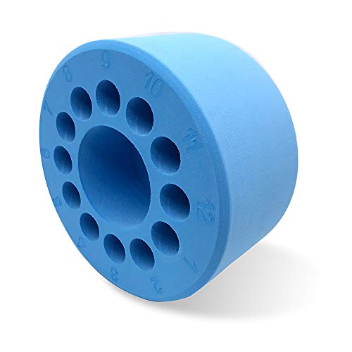 Ulab -1℃(-33.8℉) Cell Freezing Container For 2Ml Cryogenic Vials, 12 Places, Cross-Linked Polyethylene Foam With A Solid State Core, Ucp1003 #TOP4