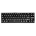 immagine 3Tastiera Meccanica Clavier de jeu Gateron Marrone Sensore Retroilluminato Wired Mini Mechanical Design (60%) 68 Tasti Della Tastiera Del Cavo Magicforce Black Da Qisan