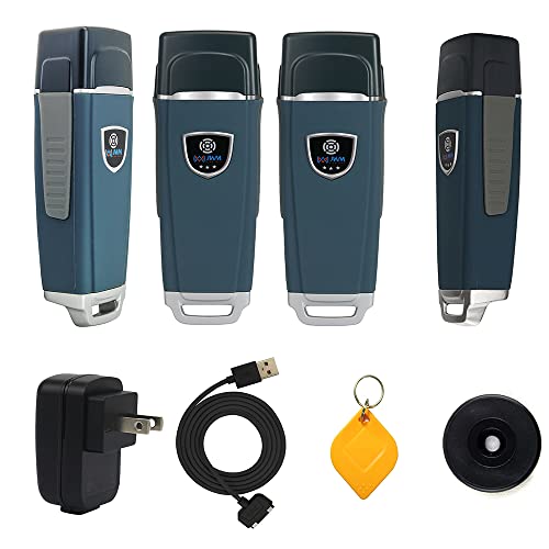 Guard Patrol Tour Management System 125KHz RFID, 4PCS Guard Tour Security Wand Reader for Security Patroling, 40pcs Checkpoint+Free Cloud Software