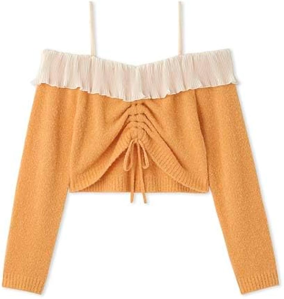 Z842ファーファー　オフショルフリルプルオーバー RWNT251026 Amazon | [ファーファー] オフショルフリルプルオーバー