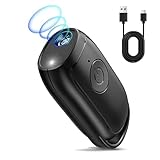 AXVRAV Anti Bell Gerät Hunde, Ultraschall Antibell Gerät, 8m Reichweite, mit Variabler Frequenz & Blitzlicht & Taschenlampe LED, Automatisch Tragbar Antibell für Hunde,Ultraschall Hundebell Stopper