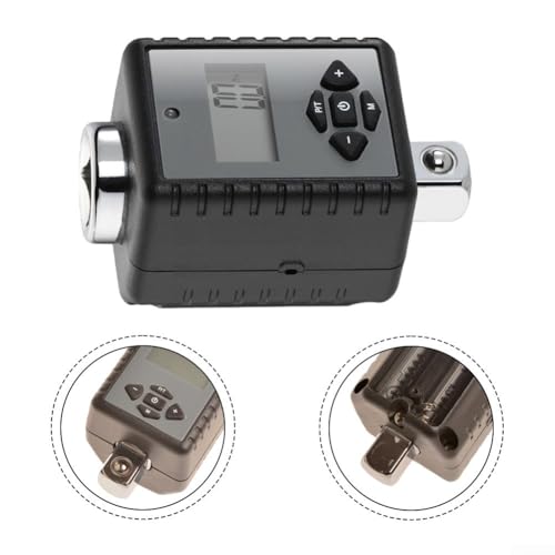 Adaptateur de clé dynamométrique numérique gris avec écran pour cliquet - 5