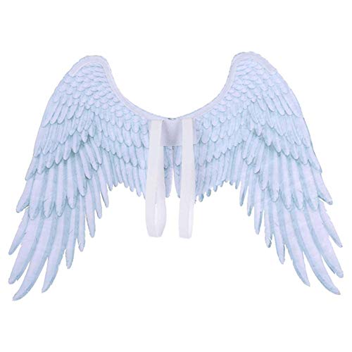 Riosupply Corne Diable Pâques Garçon Fille Enfant Noir Blanc Ange Ailes, Enfant Cosplay Accessoires Cover