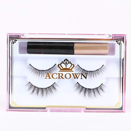 Magnetic Eyeliner and Eyelash Kit Natural Look Waterproof and Smudge Resistant No Glue Easier To Use Than Traditional Magnetic Eyelashes