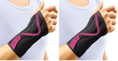 Image of FREETOO Carpal Tunnel Wrist Brace Night Support, Right Hand, Medium(2 Pack)