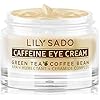 LILY-SADO-Caffeine-Eye-Cream-Potent-Anti-Aging-Skin-Repair-Eye-Gel-with-Green-Tea-Matcha-Arabica-Coffee-Vitamins-C-B5-E-Collagen-Peptides-Reduces-Wrinkles-Under-eye-Circles LILY SADO TEA+C™ CAFFEINE EYE CREAM - Anti-Aging Vegan Natural Eye Repair Moisturizer w Arabica Coffee Beans & Green Tea Matcha - Prevents Under-eye Wrinkles, Puffiness, Eye Bags