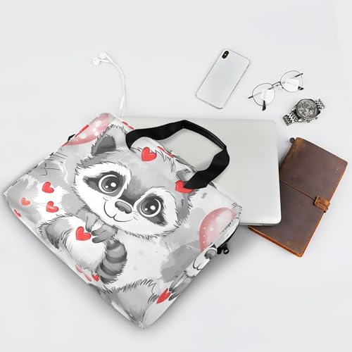 Funda para portátil ALZA con diseño de mapache, 13 a 15.6 pulg. miniatura 7