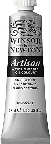 Winsor & Newton Artisan Water Mixable Oil Paint, Titanium White, 37ml Tube
