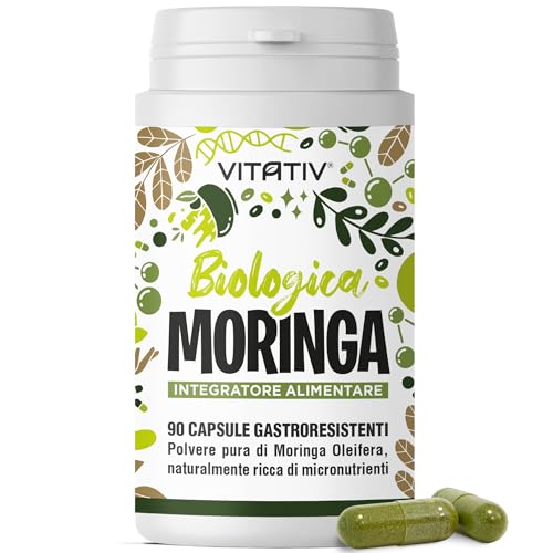 Moringa Oleifera Biologica - 90 Capsule...