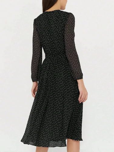 Litzo Western Dresses For Women (L-13-M) Black