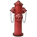 Sunnydaze Fire Hydrant for Dogs to Pee On - Dog Fire Hydrant Pee Post for Potty Training - Red Powder-Coated Paint Finish - 21