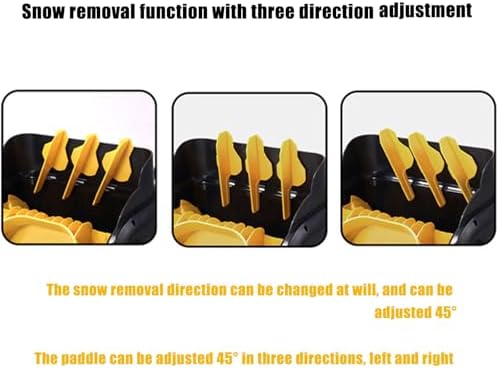 Cordless Snow Shovel and Blower with Battery, 15cm/5.9in Handheld Electric Snow Thrower, Perfect for Driveway, Patio, Deck Clearing – Includes 1 Battery