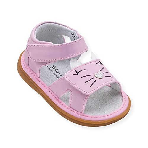 Image of Wee Squeak Toddler Squeaky Sandals with Removable Squeaker in Fun Styles & Colors for Boys and Girls