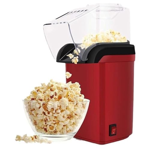 Máquina De Palomitas De Maíz Con Aire Caliente - Equipo Eléctrico Para Hacer Palomitas De Maíz | Producción Hasta 1.9 Litros De Palomita s,Para Uso En Encimera Cumpleaños Cocina Hogar Cine