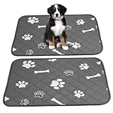 TOYANDONA 2 Stücke Waschbare Hunde-urinkissen Wiederverwendbare Hundematte Urinunterlage Für Hunde Und Welpen Bequeme Haustier-urindecke Für Innen- Und Außenbereich