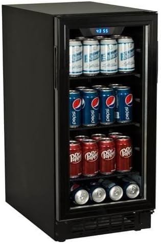 Koldfront 80 Can Built-In Beverage Cooler - Black