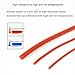 WOFICRET Durable Silicone Solid Round Strip High Temperature Rubber Rod Flexible Silicone Cord for Industrial Gasket and Insulation Tasks,1.7mm/1m