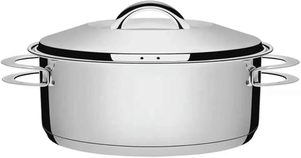 Caçarola Rasa Com Fundo Triplo Tramontina Solar Inox Diâmetro De 20 Cm