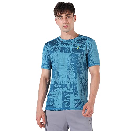 Image of Campus Sutra Men Polyester Regular Fit T-Shirt