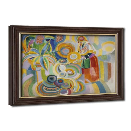 Toile femme portugaise Robert Delaunay : illuminez votre salon et votre bureau