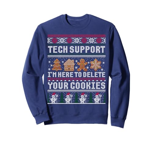 Lustiges Weihnachts-Tech-Support-Langarm Shirt,...